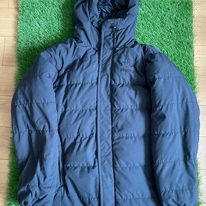 Marmot Iceland Jacket Men's Medium Black 800 Down Fill Parka